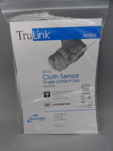 Spacelabs Tru-Link Spo2 Cloth Sensor Single Patient Use Neonate 015-0667-00