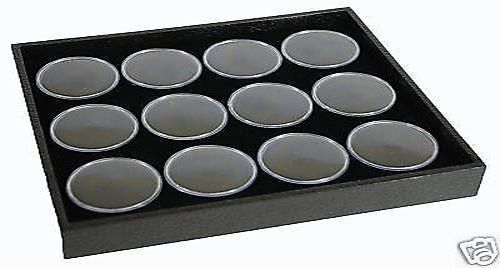 1-12 GEM JAR TRAY WITH BLACK INSERT JEWELRY DISPLAY