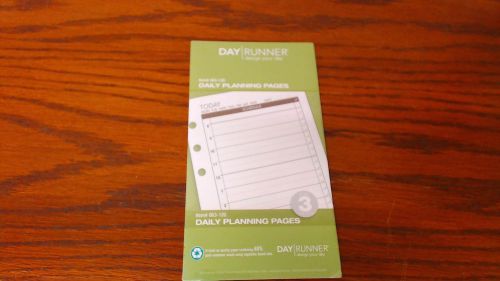 NEW Day Runner 063-120 Daily Calendar Pages Refill 3-3/4 x 6-3/4 Non-dated 30..