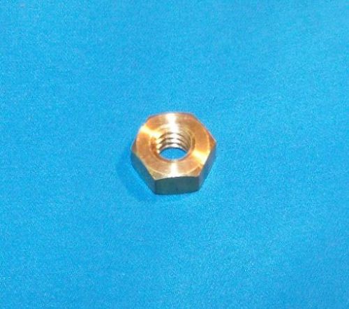 304008-nut-brs 3/8-12 acme hex nut, Brass 1 pack for right hand threaded rod