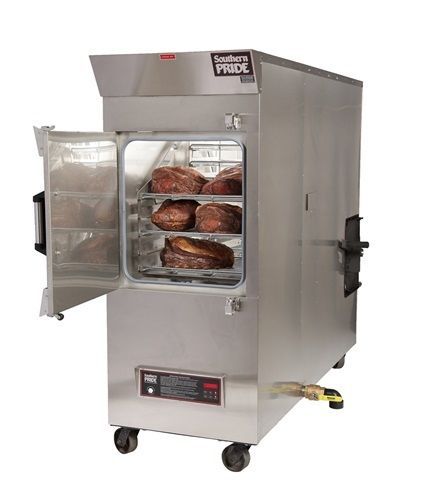 Southern pride mlr-850 gas smoker oven with highest capacity per sq. ft. for sale