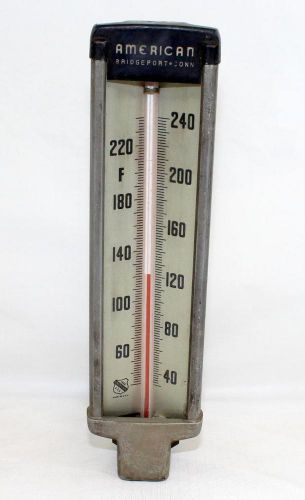 Vintage American Boiler Thermometer - 240F Degrees