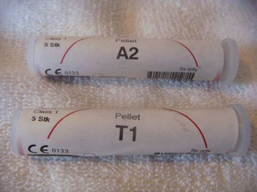 LOT OF USED VIALS AUTHENTIC PORCELAIN INGOTS - A2 AND T1