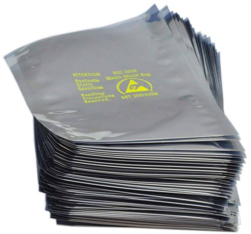 200 Pack of 5 1/2&#034; X 8&#034; ESD Anti Static Bags for 3.5&#034; Hard Drives