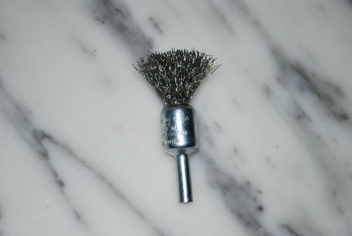 Weiler 10014(crimped wire end brush, stainless)