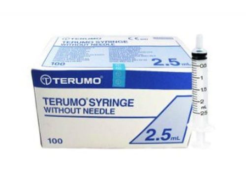 Terumo syringe 2.5ml without needle  luer slip , pack of 10 for sale