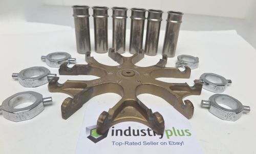 Iec 958 centrifuge rotor x6 collar trunnion rings 325/x6 320 test tube holders for sale