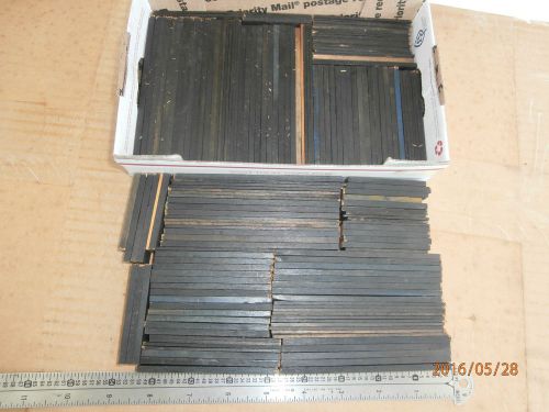 OVER 160 PCS. WOOD LETTERPRESS PRINTING REGLETS 6 PT AND 12 PT.