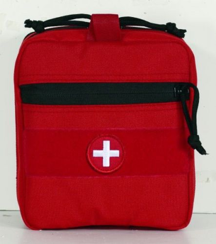 Voodoo tactical 15-002216000 hook n loop medical pouch - red for sale