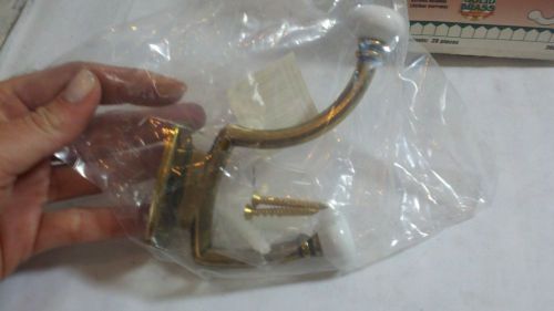COAT AND HAT HOOK SOLID BRASS AB100(10) 7028