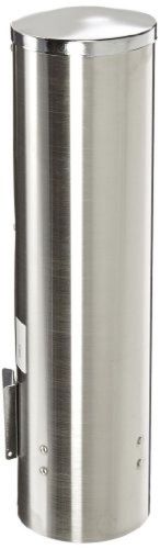 San Jamar C3450 Stainless Steel Large Pull Type Water Cup Dispenser, Fits 8oz to