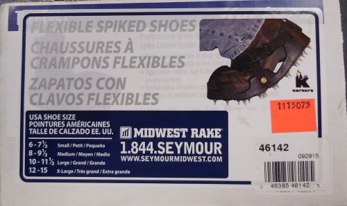 Seymour midwest 46142 korkers flexible spiked shoes, size l, brand new, usa for sale