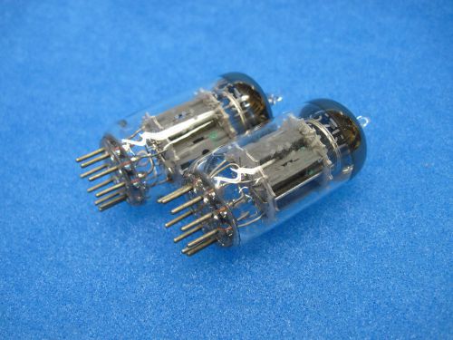 Lot of (2) 5751 ge electron tubes - usa - 1960&#039;s (matched pair) for sale