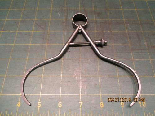 Brown &amp; sharpe * 5&#034; toolmakers spring type calipers * solid nut * 801 * outside for sale