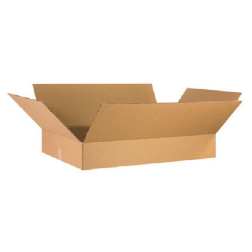 Corrugated cardboard flat shipping storage boxes 36&#034; x 18&#034; x 6&#034; (bundle of 15) for sale