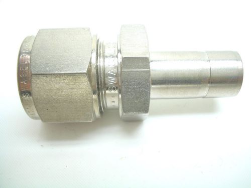 Swagelok stainless steel 12mm - 1/2&#034; tube reducer ss-12m0-r-8 metric to standard for sale