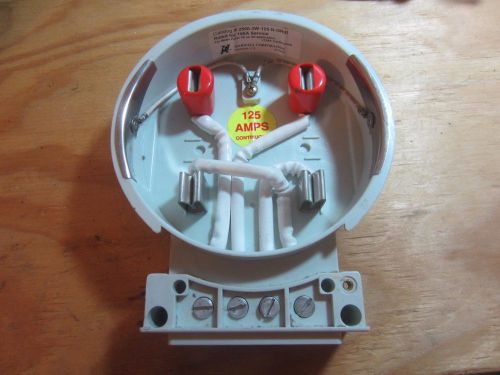 Meter socket marwell 125 amps continuous cat # 2500-3w-125-n-grid for sale