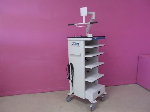 Storz/omni 9601-f gocart endoscopy cart trolley stand mobile video station for sale
