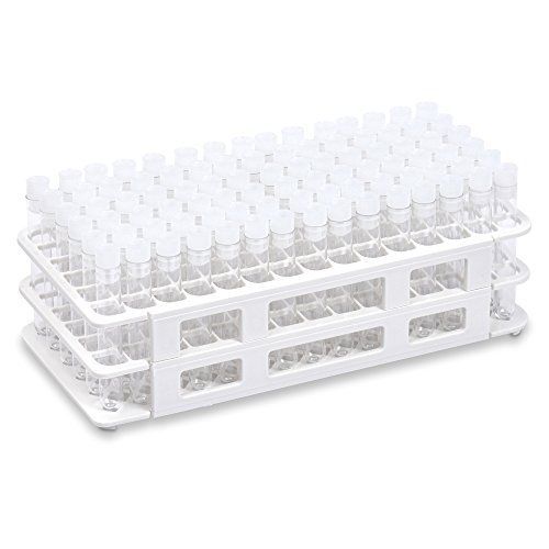 Karter scientific kit, with white plastic well rack, 90 each 12x75mm plastic ps for sale