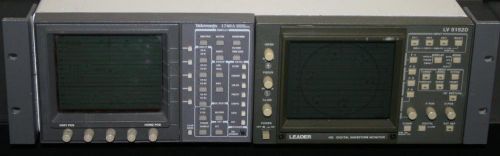 Tektronix 1740a vector monitor &amp; lv5152d waveform monitor for sale