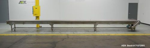 Used- kamflex model 811 horizontal delrin table top chain conveyor. 12&#034; wide x 3 for sale