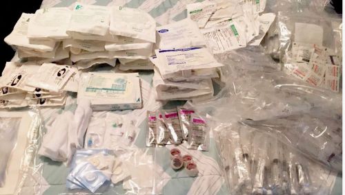 ***picc line kit (100&#039;s of items - comprehensive)*** huge lot of items! for sale