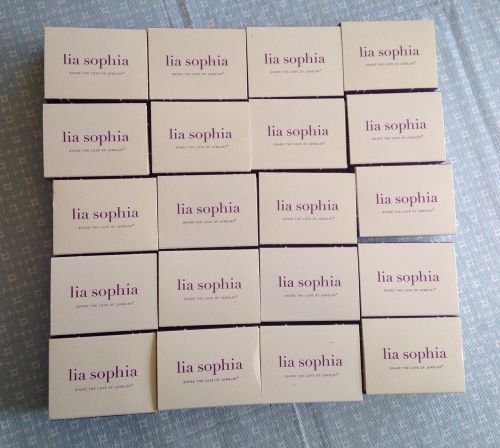 Lia Sophia lot of 20 empty boxes with foam inserts