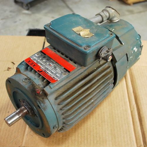 Reliance electric p14g7679m-aj ac motor, hp-3 rpm-1725/1800 frame-fl143tc. for sale
