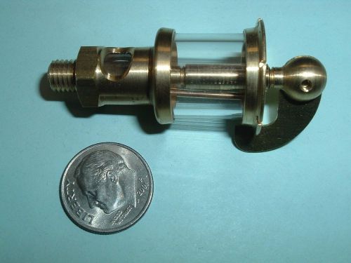 Model hit and miss gasoline engine swing top oilier or lubricator 1/4-28 thread for sale