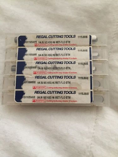 Regal Cutting Tools 1/4-36 NS HSG H6 MET-FLO BTM Pack of 6