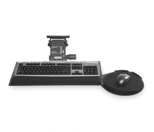 Kelly Leverless Lift N’ Lock Keyboard Tray with Mouse Platform, Drawer Platform