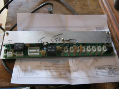 Whelen 9000 edge serial controller reciever  01-0266955-ooc circuit board