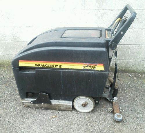 Used NSS Wrangler 17E Walk Behind Auto Floor Scrubber as-is for parts, untested