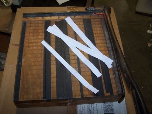 Vintage ingento number 3 10x10 paper or photo cutter for sale