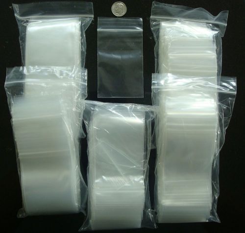 Zip lock bags 2 in x 3 in 1000 piece lot storage display clear 2mil thick ziploc for sale