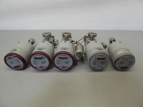D127999 Lot of (5) MKS Baratron Pressure Transducer Types 627 &amp; 628