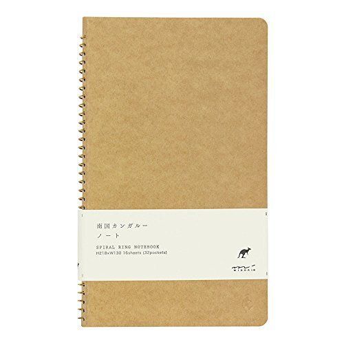 DesignPhil Midori 15033006 Spiral Notebook - A5 Kangaroo F/S from JAPAN