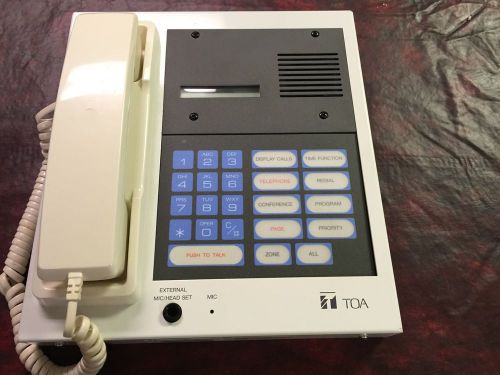 TOA MODEL AS-110 CONTROL STATION