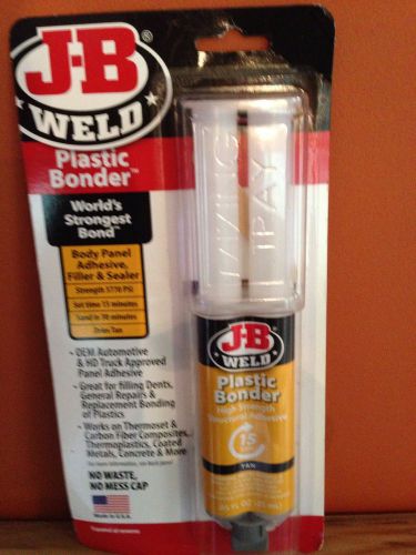 JB Weld 50133 25 ml Plastic Bonder Syringe, Tan
