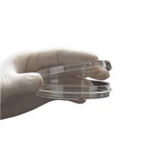 Celltreat 229620 Tissue Culture Treated Dish with Grip Ring, Sterile, 15-16mL