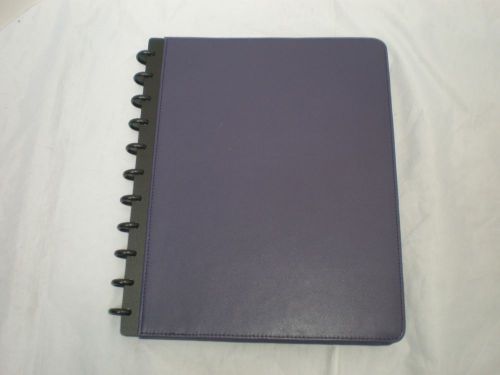 Levenger Circa Purple Leather Letter Size Notebook.Unused Item