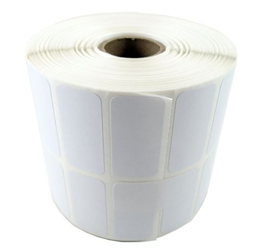 1.5&#034;x.75&#034; topcoated direct thermal label, roll of 3,500, rd-15-075-3500-1 for sale