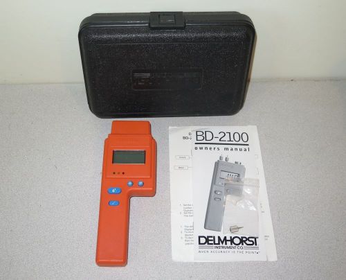 Delmhorst bd-2100 moisture meter for wood, concrete, drywall &amp; more for sale