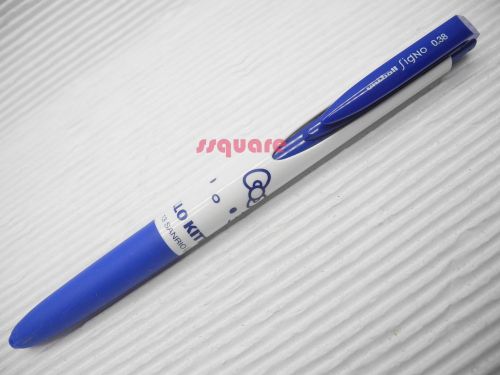3 x Uni-Ball Hello Kitty Signo UMN-185KT 0.38mm Rollerball Gel Ink Pen, Blue