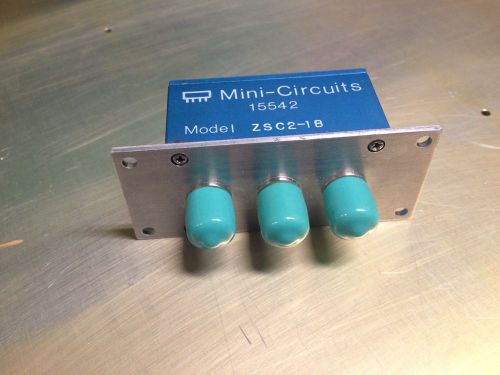 Mini-Circuits ZSC-2-1 2-Way Power Splitter 50 Ohm BNC 0.1 to 400MHz With Bracket