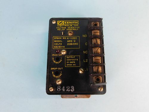 Zenith 208/240V Voltage Relay ARS-2