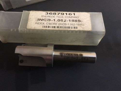 NEW EVEREDE TOOL INDEXABLE COUNTERBORE INCB-1.062-188S