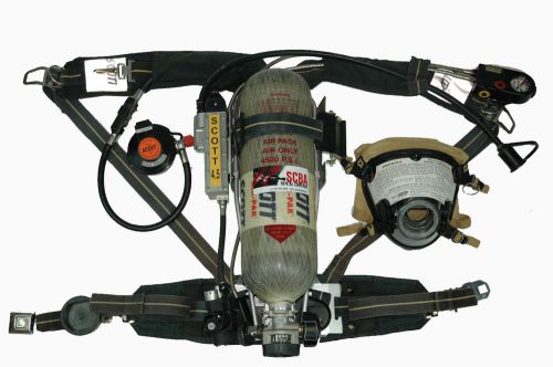 Scott 4.5 ap50 scba 2002 edition  w/ hud&#039;s &amp; rit - overhauled ready to use! for sale