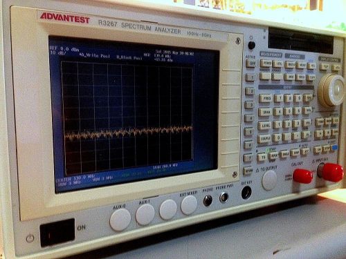 ADVANTEST R3267 SPECTRUM ANALYZER 9Khz - 8GHz 01, 62, 63, 65, 66, 67, 73 w/ Cal