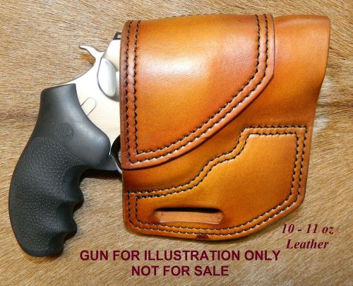 Gary C&#039;s Avenger OWB &#034;XH&#034; Revolver Holster  RUGER SP 101   2.25&#034; Heavy Leather